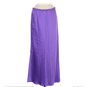 J. Crew Maxi Skirt in Deep Purple